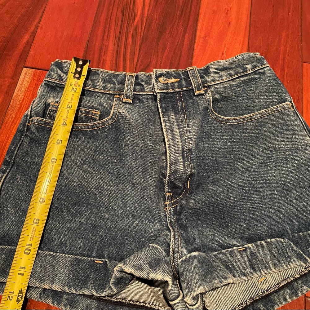 American apparel high waist cuff short